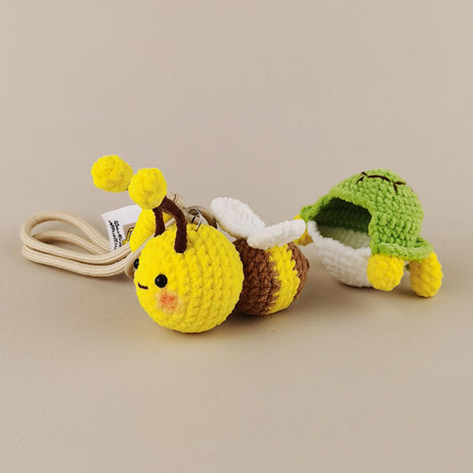 Cute BFF Turtle Bag Charm | Handmade Crochet