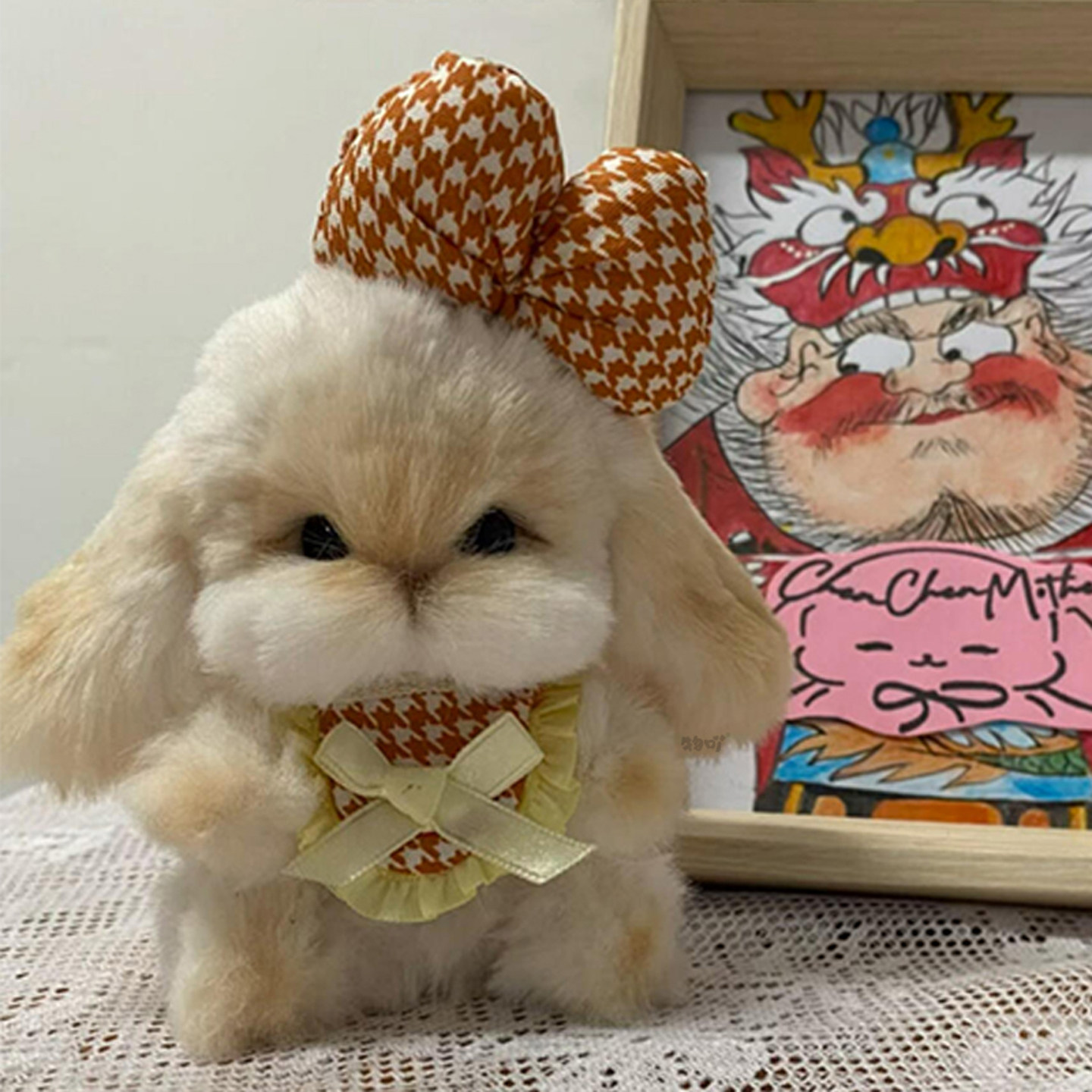 Cute Pipe Cleaner Bunny Charm DIY Craft Kit - Car & Bag Accessory, Perfect Birthday or Valentine's Day Gift