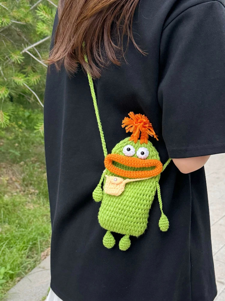 Sausage Mouth Crossbody Bag