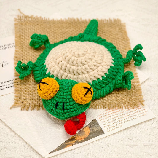 Handmade Crochet Lizard Coaster