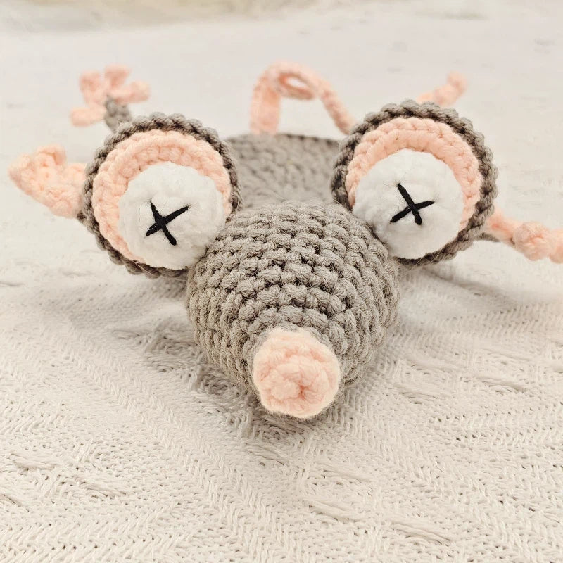 Cute mouse Crochet Coaster