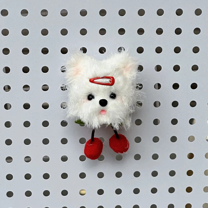 Pipe Cleaner Kitten & Puppy Fridge Magnet
