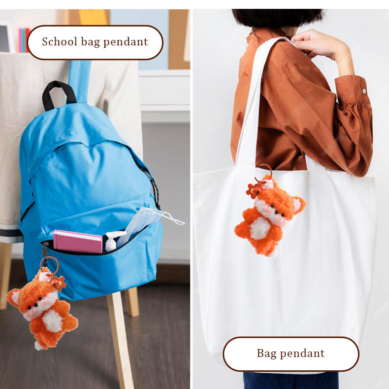 DIY Pipe Cleaners Kit - Squirrel Pendant & Stress Relief Doll