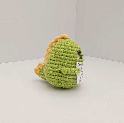 Handmade Crocheted Potted Plant Positive Energy Yarn Ornament