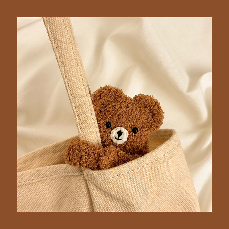 Crochet handmade bear AirPods case & bag charms