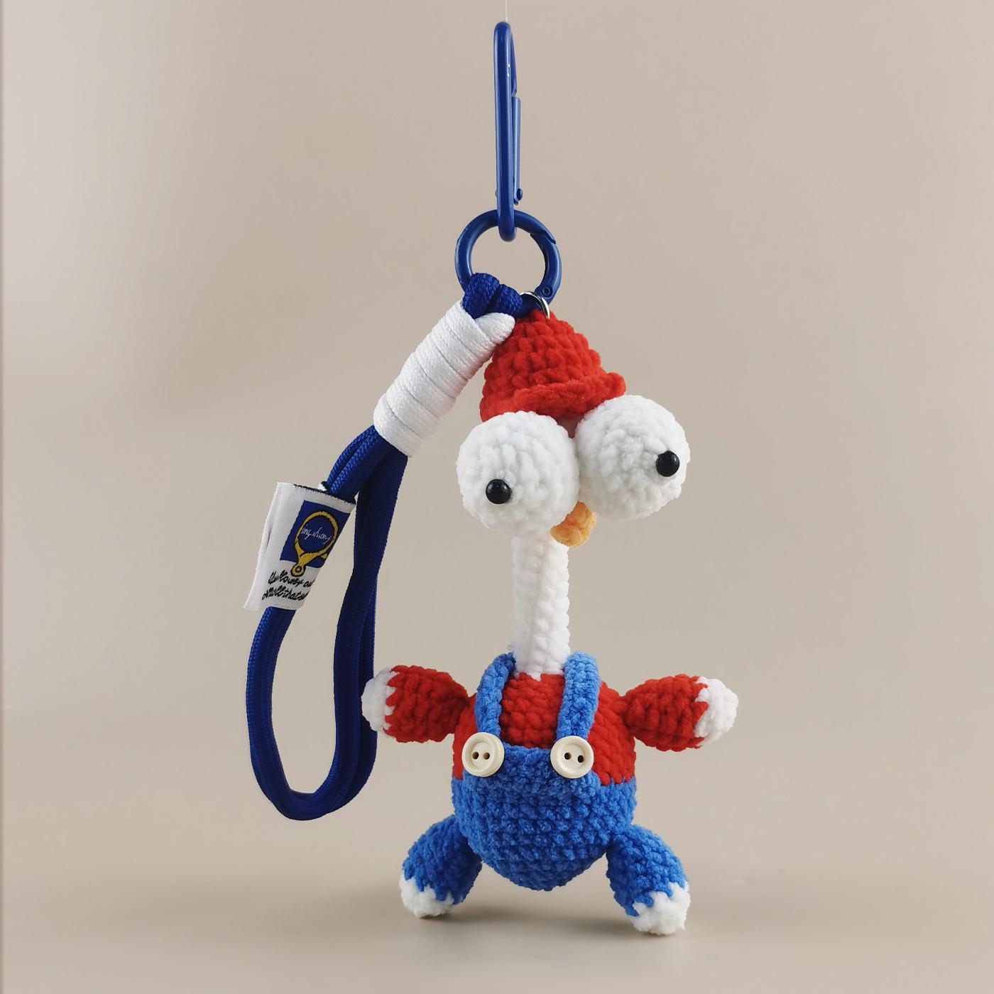 Staring Chicken Bag Charm