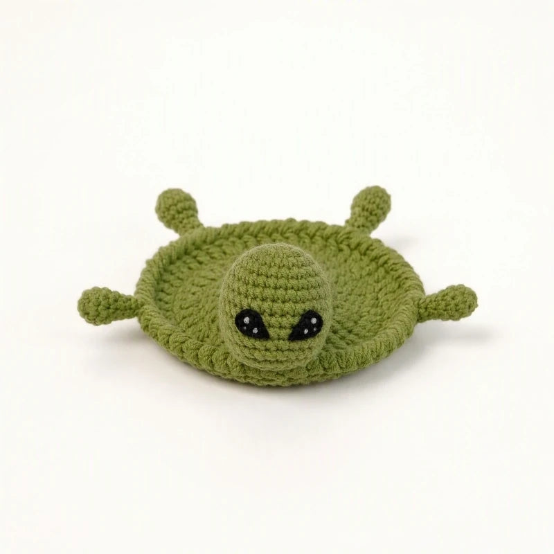 Handmade Cute Alien Coaster