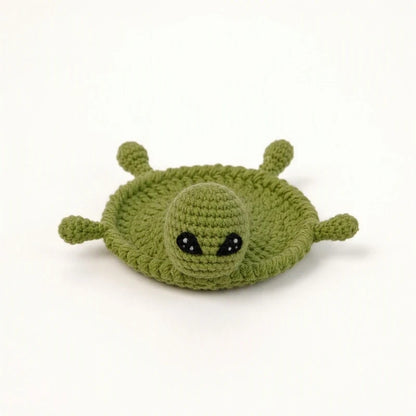 Handmade Cute Alien Coaster