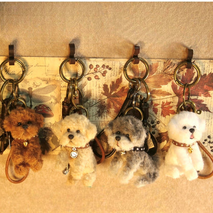 Handmade Teddy/Bichon Bag Charm