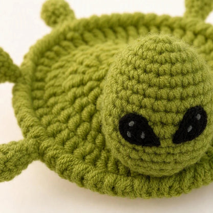 Handmade Cute Alien Coaster