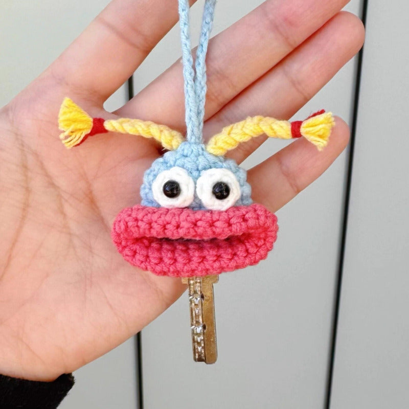 Cute Sausage Mouth Key Cover