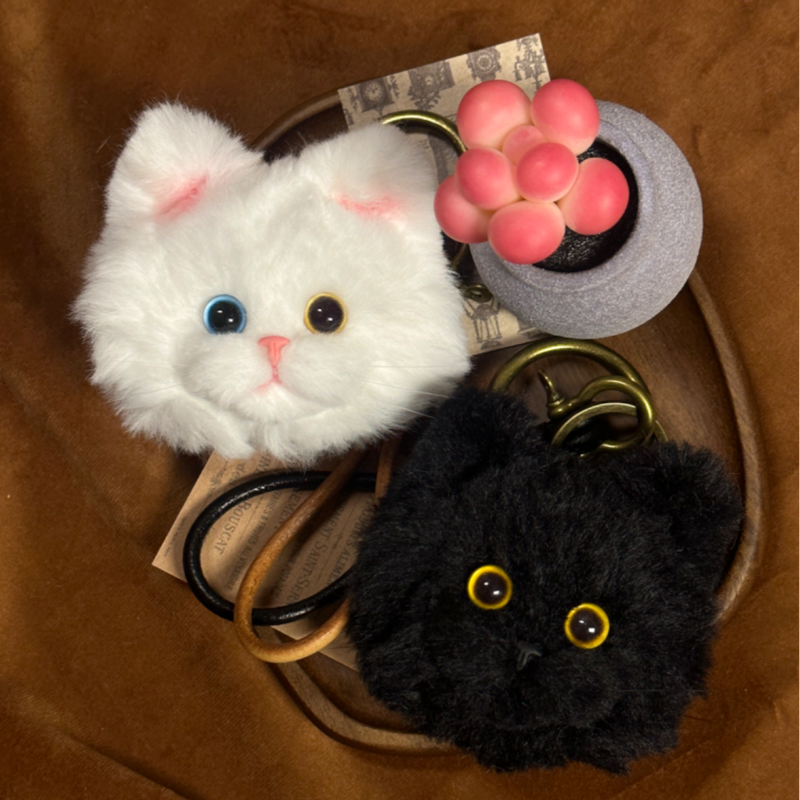 Handmade Cat Keychain & Bag Charm