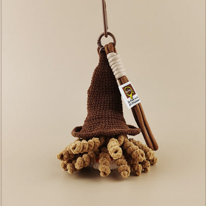 Hermione Granger Bag Charm - Cute Wizarding World Keychain Pendant for Bags