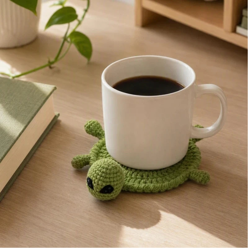 Handmade Cute Alien Coaster
