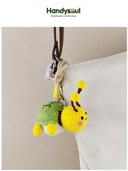 Cute BFF Turtle Bag Charm | Handmade Crochet