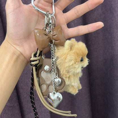 Handmade Cute Pomeranian Bag Charm