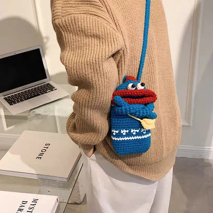 Sausage Mouth Crossbody Bag