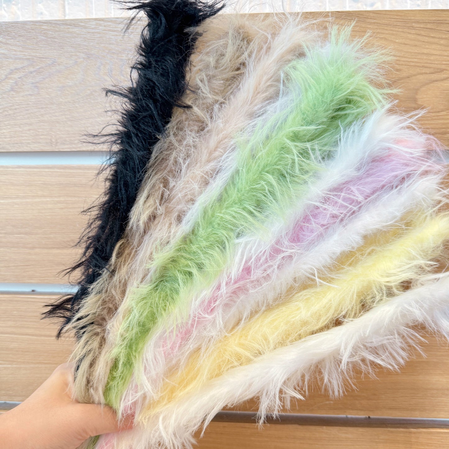 2pcs Faux Mink Pipe Cleaners, Thick Dense, DIY Puppy Craft