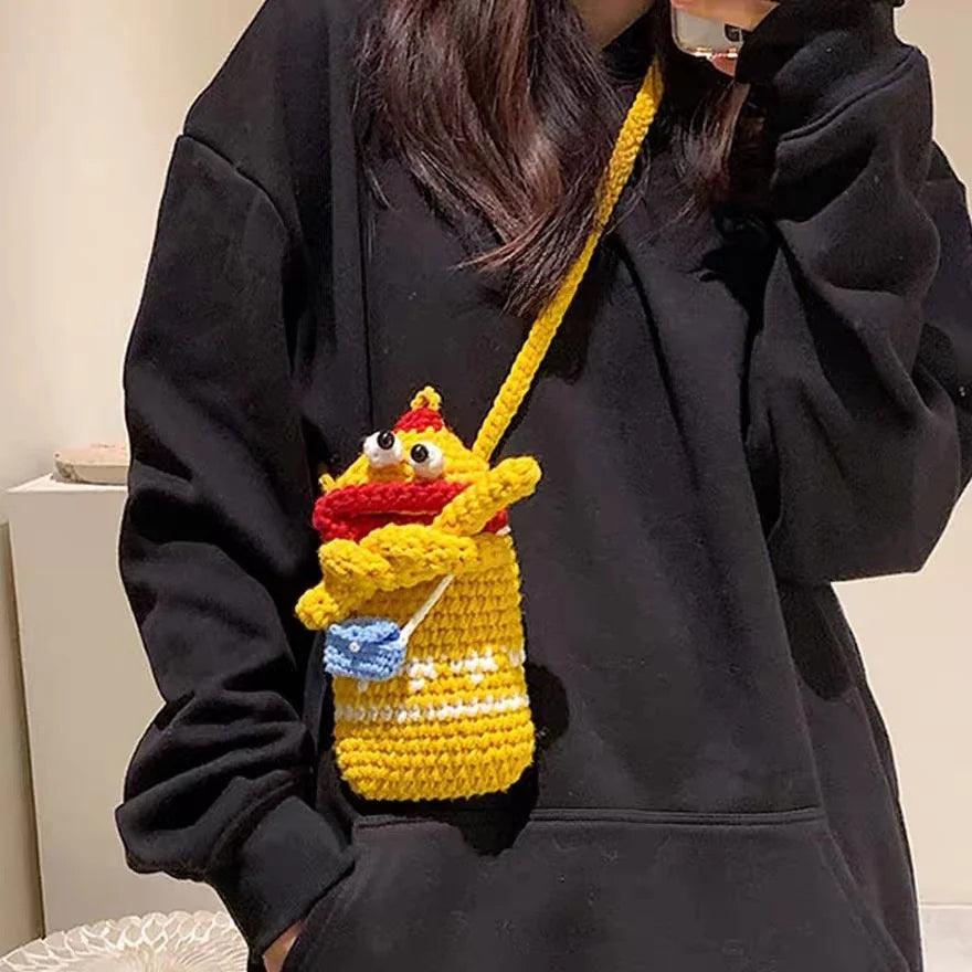 Sausage Mouth Crossbody Bag