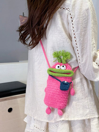 Sausage Mouth Crossbody Bag