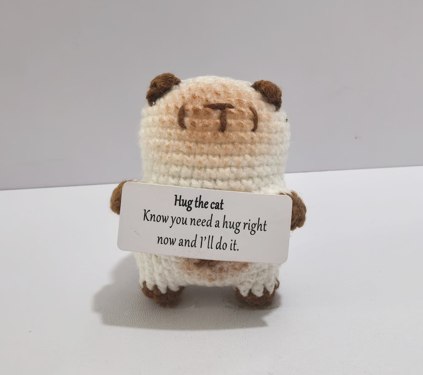 Handmade Crocheted Potted Plant Positive Energy Yarn Ornament