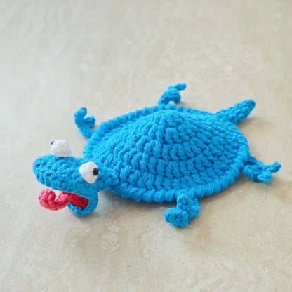 Handmade Cute Crochet Lizard Coaster