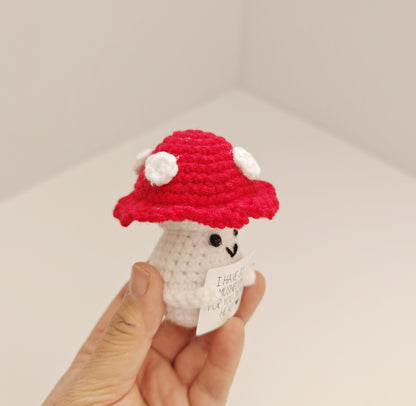 Handmade Crocheted Potted Plant Positive Energy Yarn Ornament