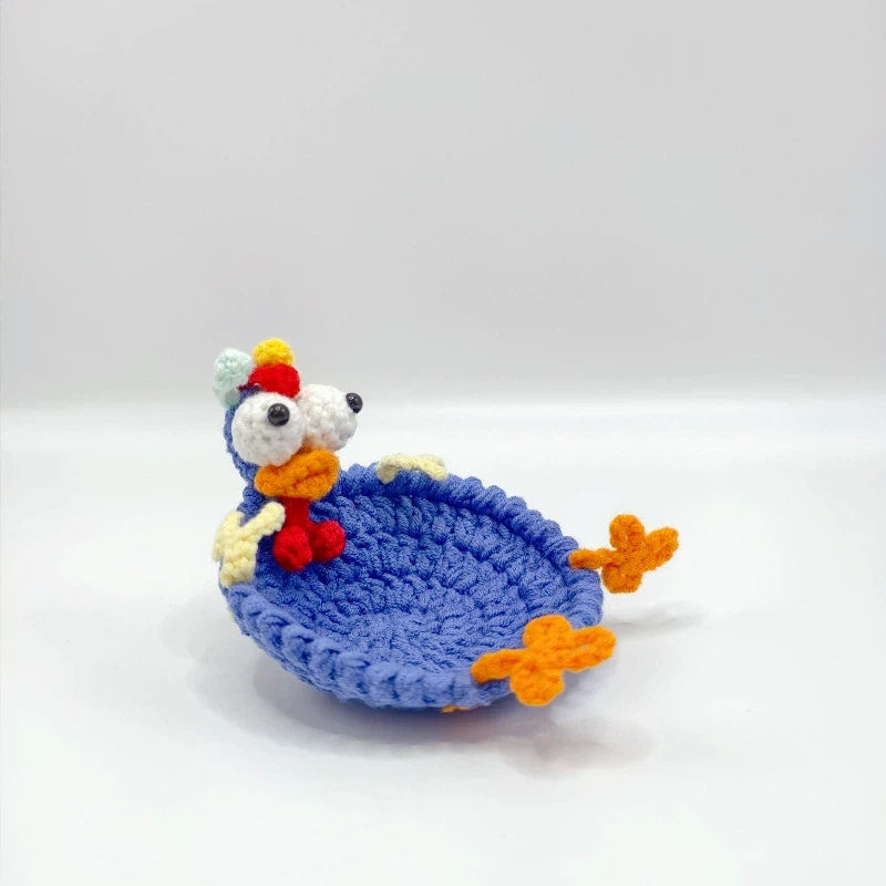Handmade Crochet Cute Chicken Coaster