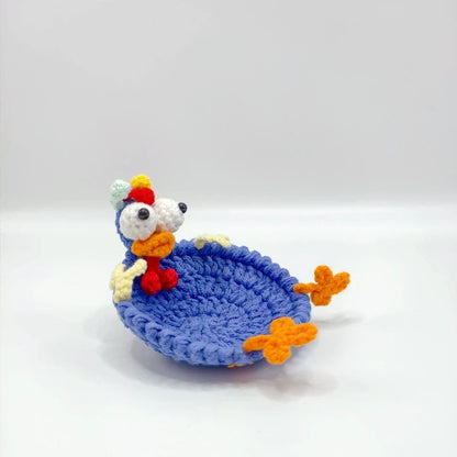 Handmade Crochet Cute Chicken Coaster