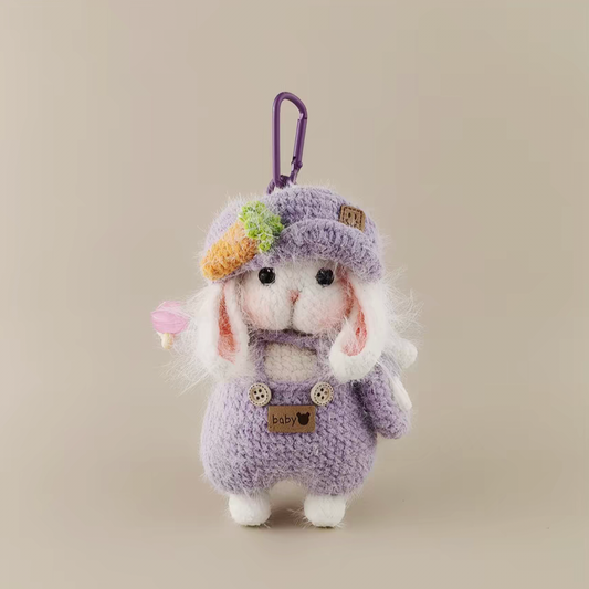 Handmade Crochet Cute Bunny Bag Charm （Pre-order ）