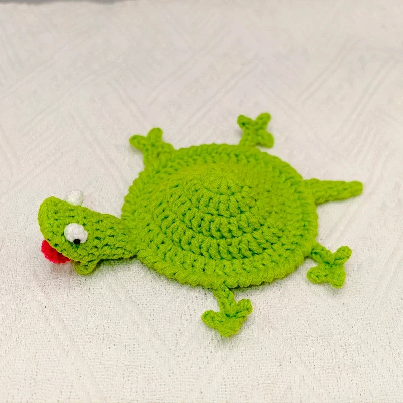 Handmade Cute Crochet Lizard Coaster