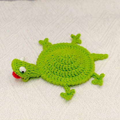 Handmade Cute Crochet Lizard Coaster
