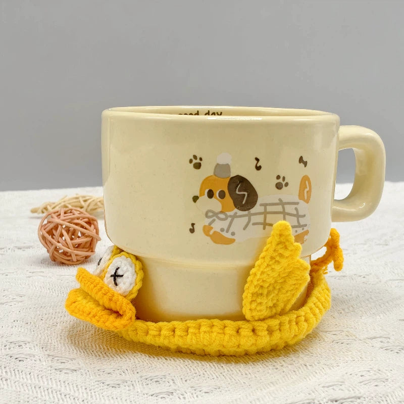 Handmade Crochet Duck Coaster