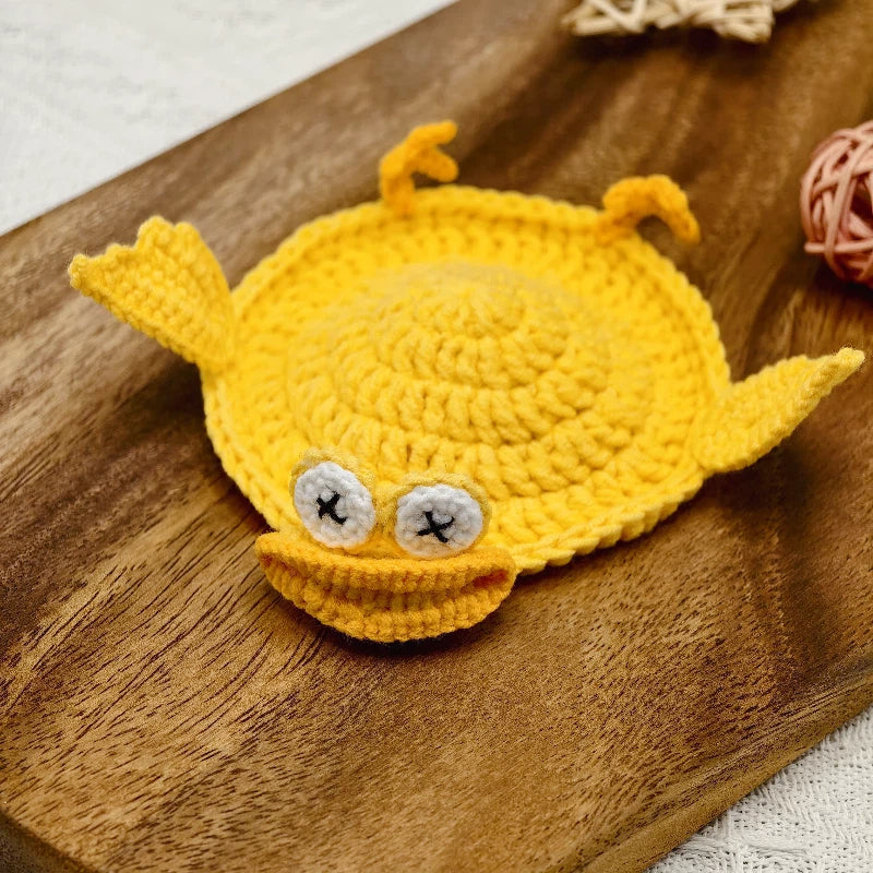 Handmade Crochet Duck Coaster