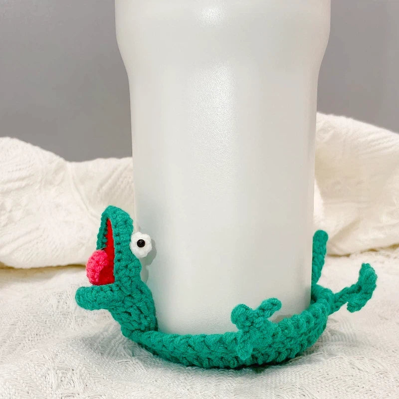 Handmade Cute Crochet Lizard Coaster