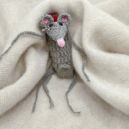 Süße Maus Lippenstiftbeutel Schlüsselanhänger & Taschenanhänger