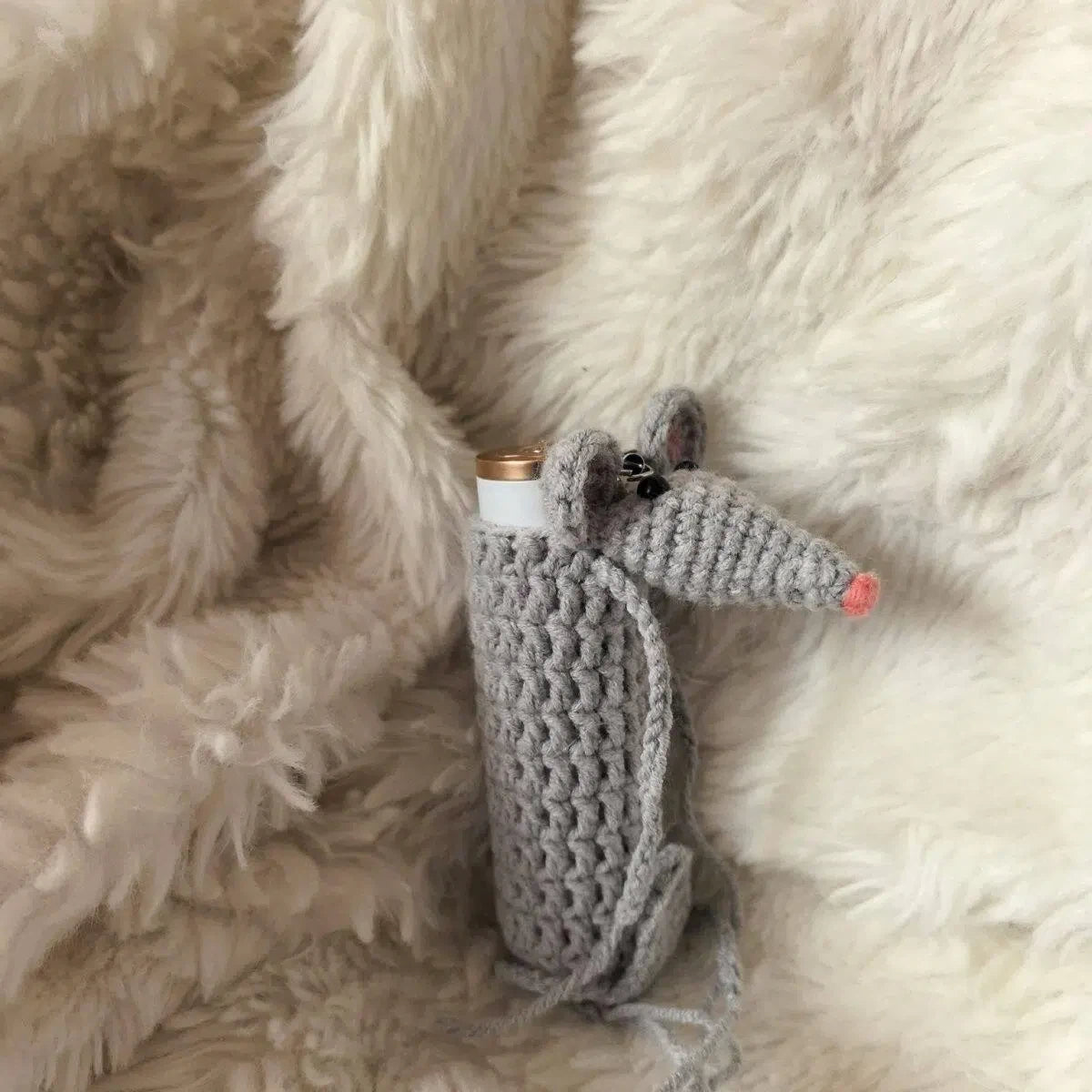 Süße Maus Lippenstiftbeutel Schlüsselanhänger & Taschenanhänger