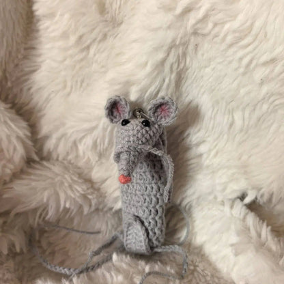 Süße Maus Lippenstiftbeutel Schlüsselanhänger & Taschenanhänger