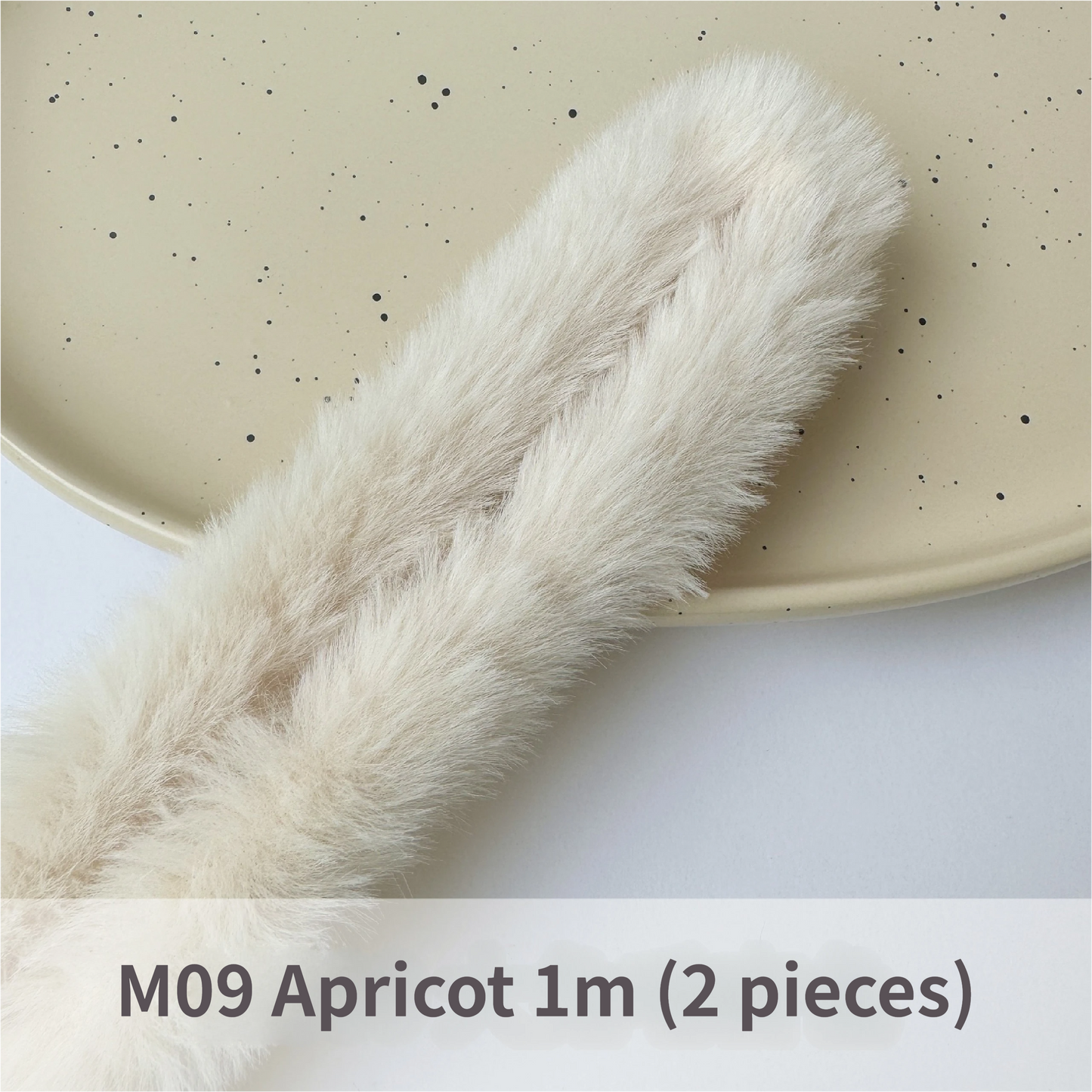 2pcs 40mm Faux Rabbit Fur Pipe Cleaners: DIY Dog & Rabbit Craft Supplies