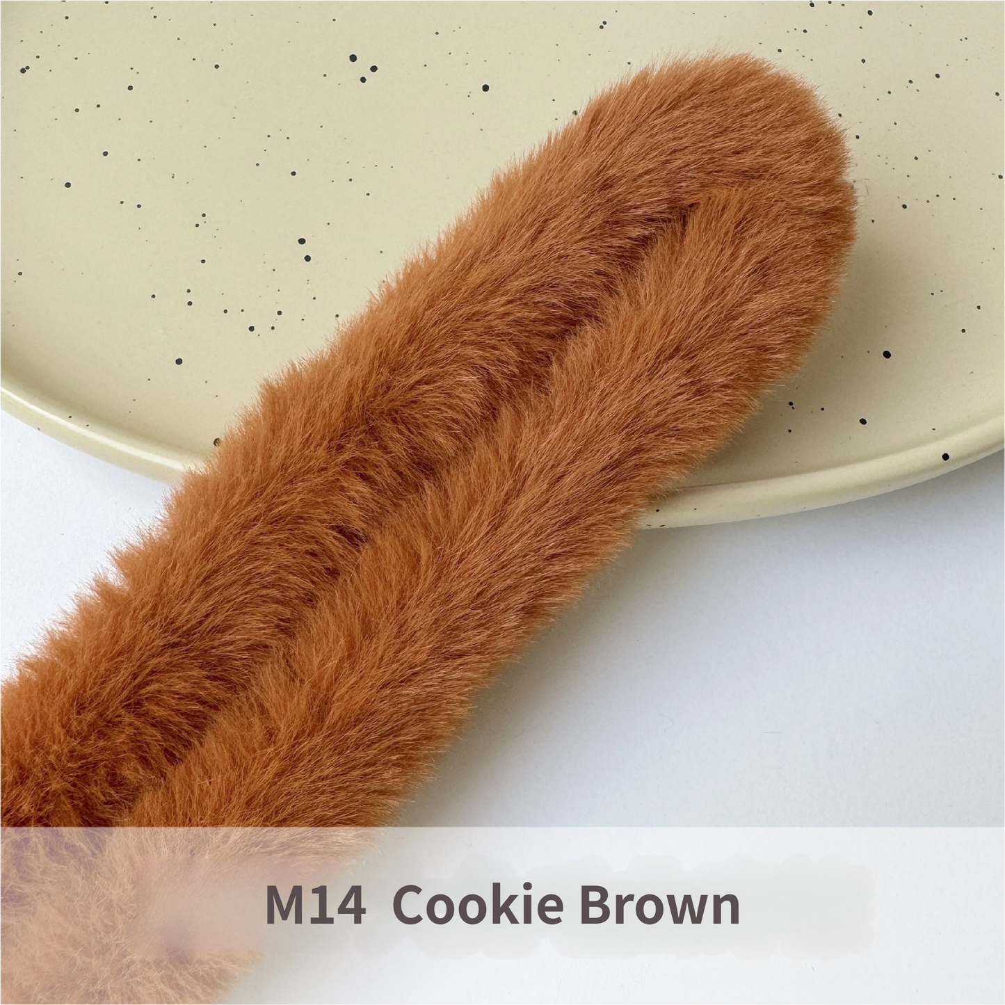 2pcs 40mm Faux Rabbit Fur Pipe Cleaners: DIY Dog & Rabbit Craft Supplies