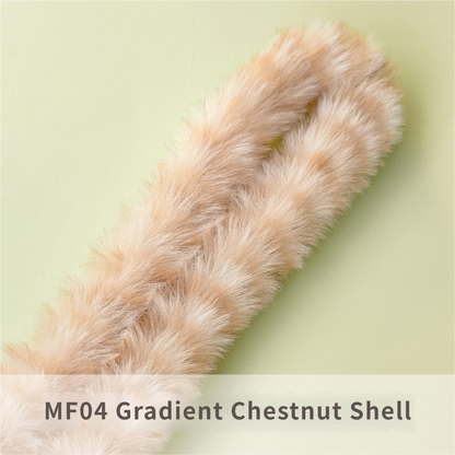 2pcs 40mm Faux Rabbit Fur Pipe Cleaners: DIY Dog & Rabbit Craft Supplies