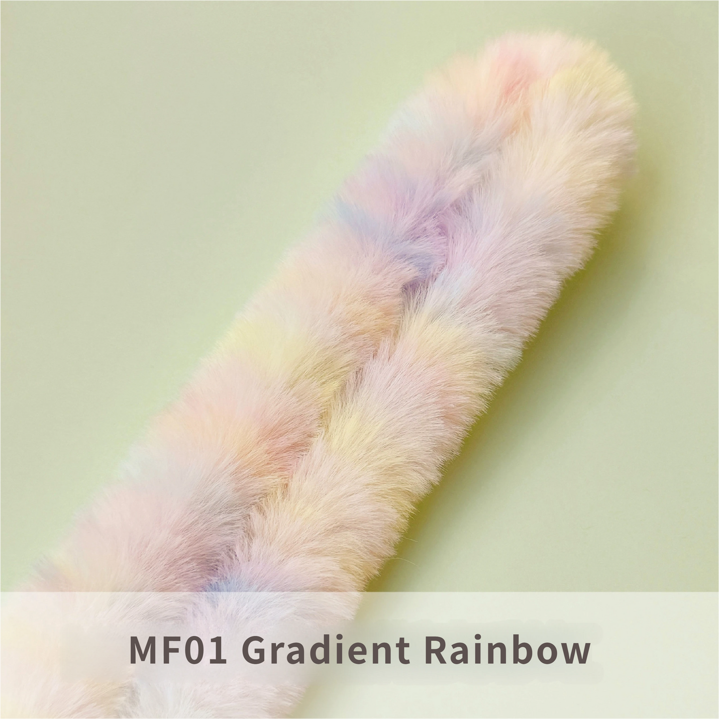 2pcs 40mm Faux Rabbit Fur Pipe Cleaners: DIY Dog & Rabbit Craft Supplies