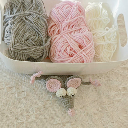 Cute rat Crochet Coaster (Pre-order)