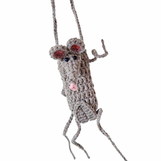Funny Rat Crochet Charm (Pre-order)