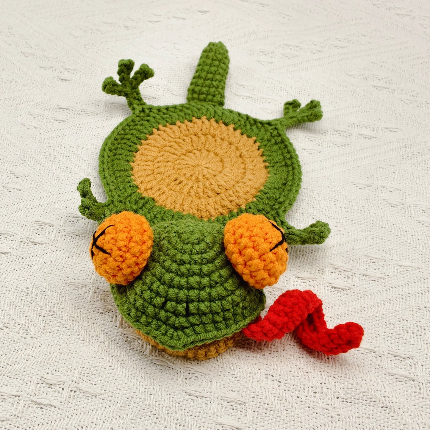 Handmade Crochet Lizard Coaster