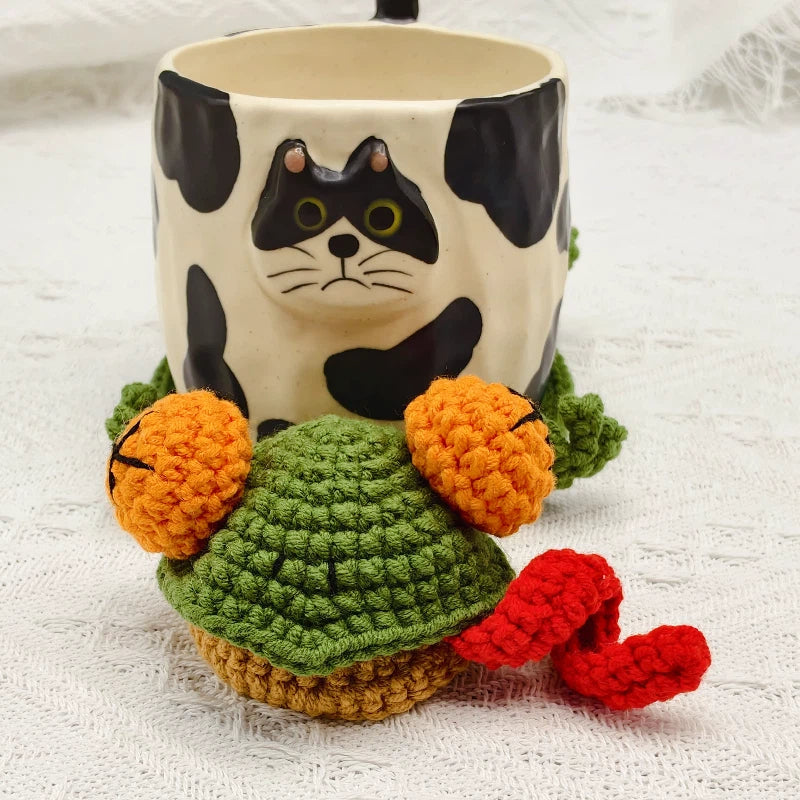 Handmade Crochet Lizard Coaster