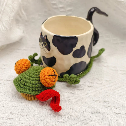 Handmade Crochet Lizard Coaster