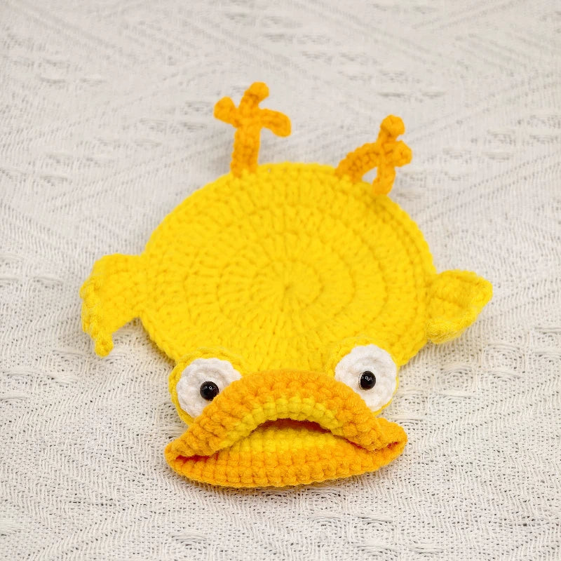 Handmade Crochet Duck Coaster