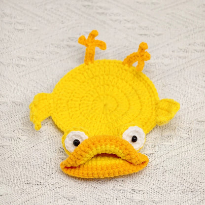 Handmade Crochet Duck Coaster