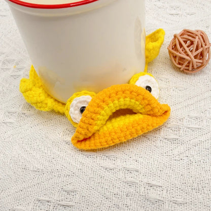 Handmade Crochet Duck Coaster